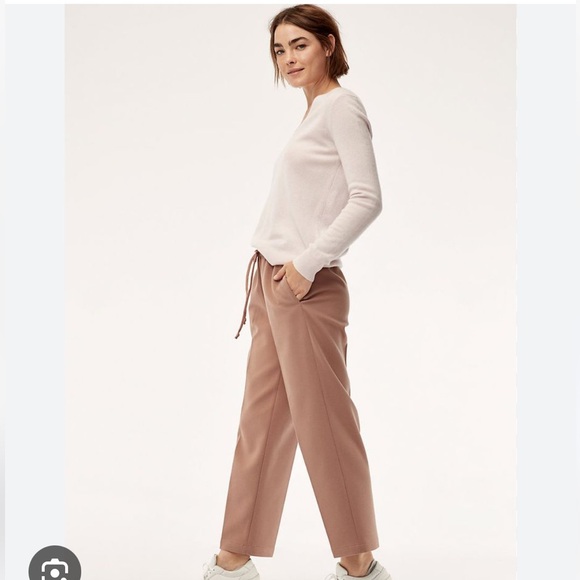 Aritzia The Group Babaton cozy blush pullon drawstring waist pant size L NWT! - Picture 2 of 10